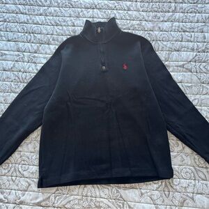Polo Ralph Lauren Black Zip-Up Sweater